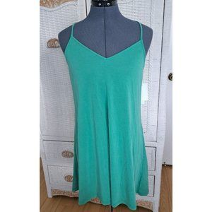 Abound Traveler Mini Dress Adjustable Spaghetti Straps - Fresh Green Size Small